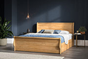 Emporia Windsor Oak Ottoman Bed Frame