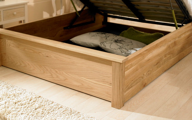 Emporia Monaco Oak Ottoman Bed Frame