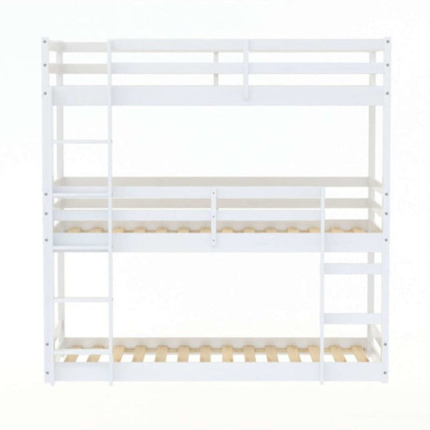 Tressa Triple Bunk Bed White