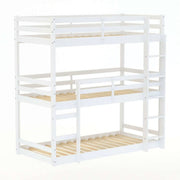 Tressa Triple Bunk Bed White