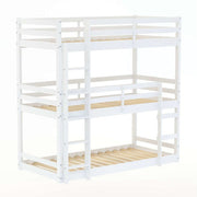 Tressa Triple Bunk Bed White