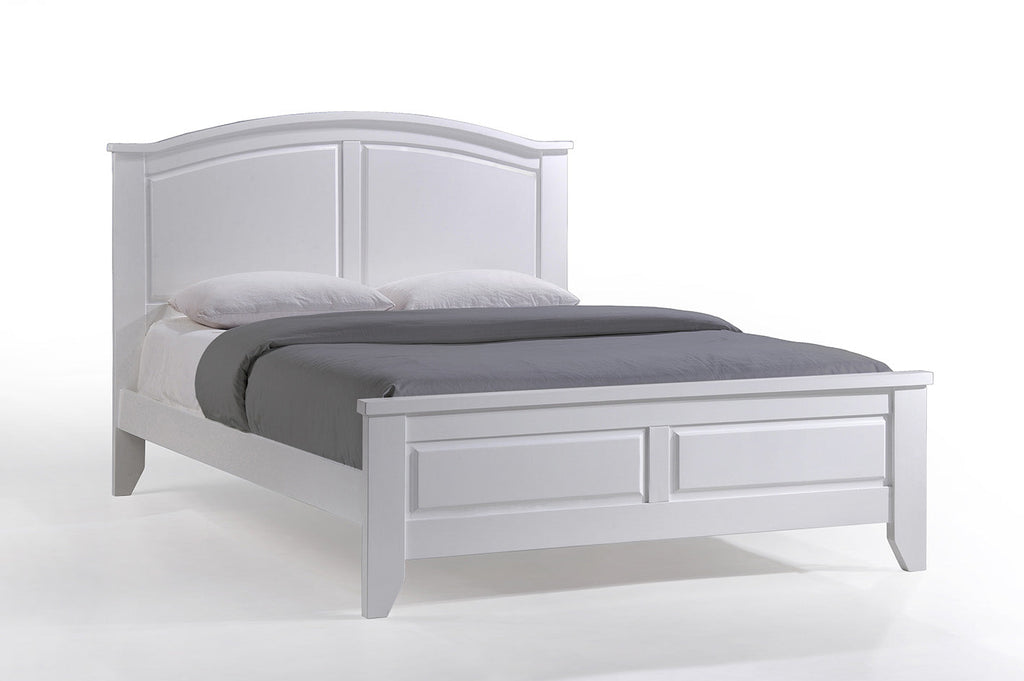 Parma white wooden bed frame deals