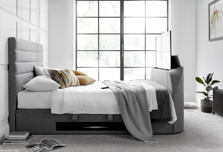 Kaydian Appleton TV Bed with Ottoman Storage - Side Lift