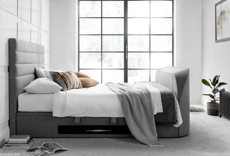 Kaydian Appleton TV Bed with Ottoman Storage - Side Lift