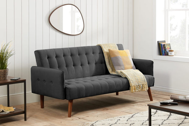 Hudson Sofa Bed Charcoal