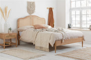 Leonie Rattan Bed