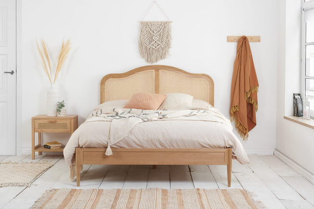 Leonie Rattan Bed