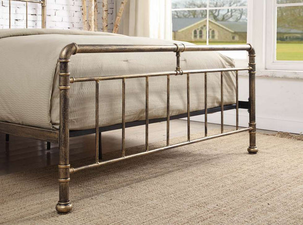 Cilcain Metal Bed Frame - Antique Bronze