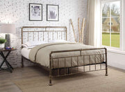 Cilcain Metal Bed Frame - Antique Bronze