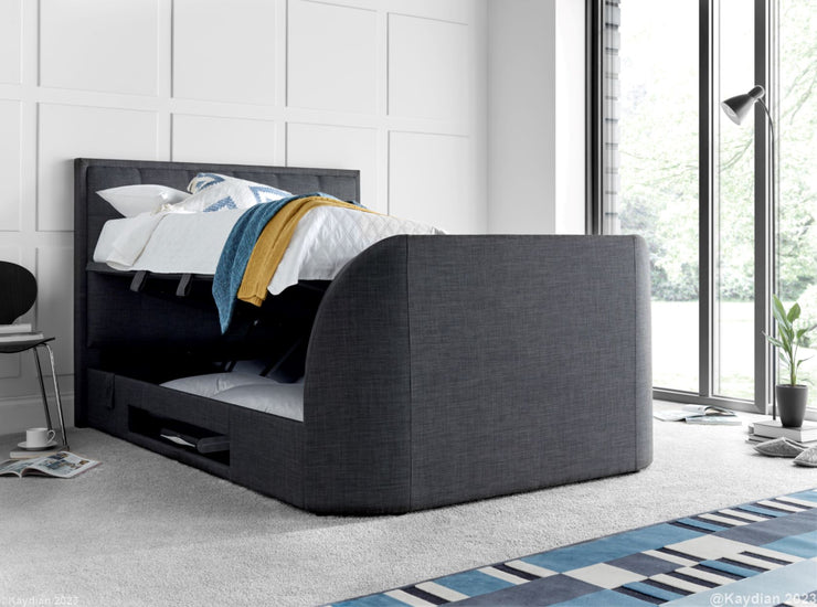 Kaydian Falmer TV Bed with Ottoman Storage - Side Lift