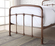 Mostyn Metal Bed Frame - Rose