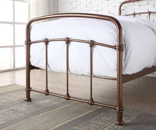 Mostyn Metal Bed Frame - Rose