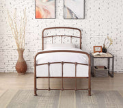 Mostyn Metal Bed Frame - Rose