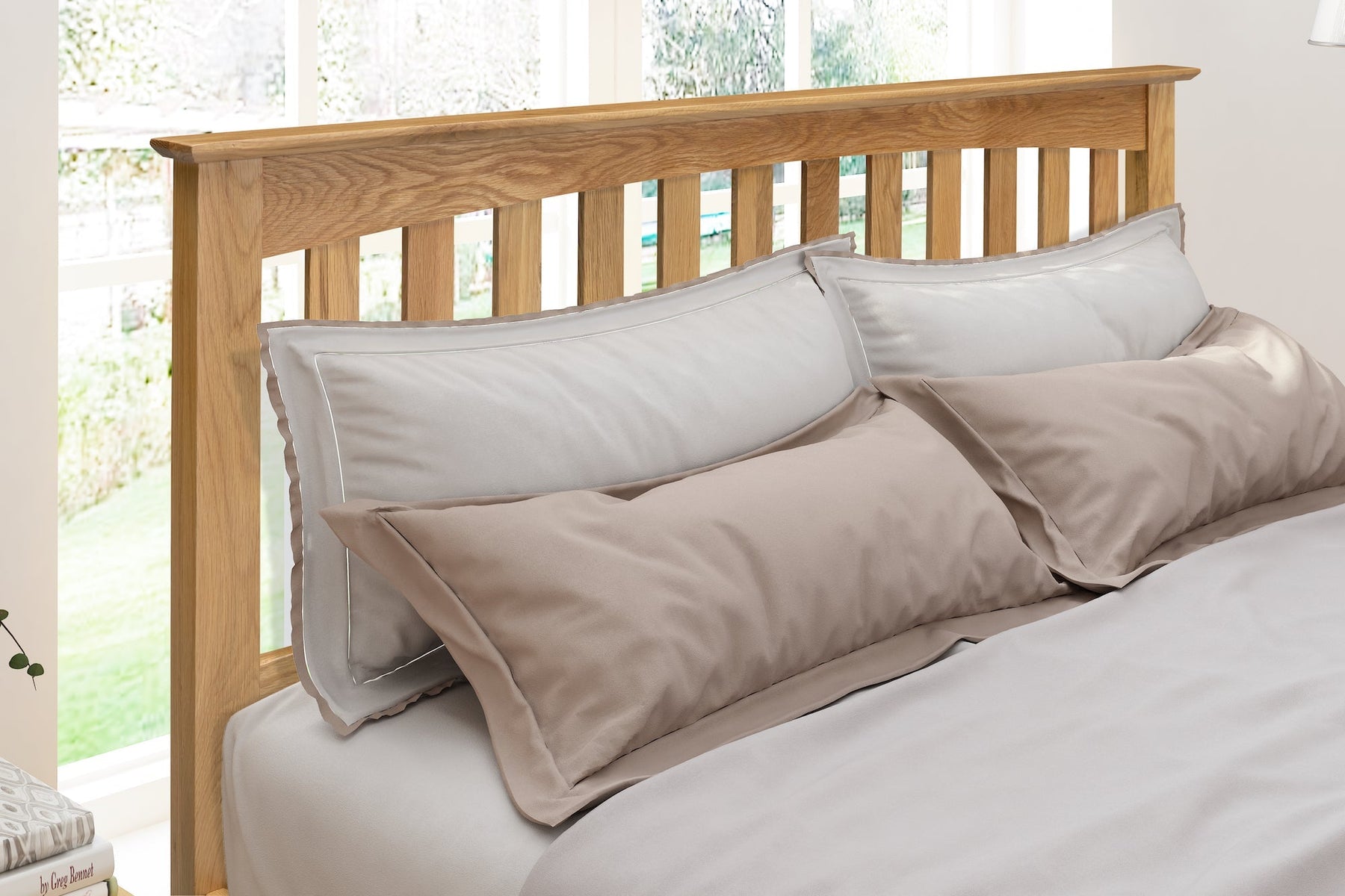 Gladstone Bed Frame Oak Elite Beds and Mattress