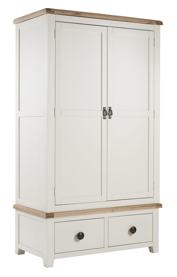 Maine 2 Door Oak Wardrobe