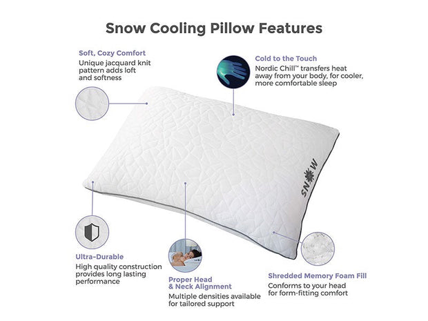 Protect A Bed Snow Pillow