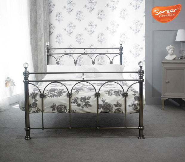 Sonita Brushed Nickel Bed