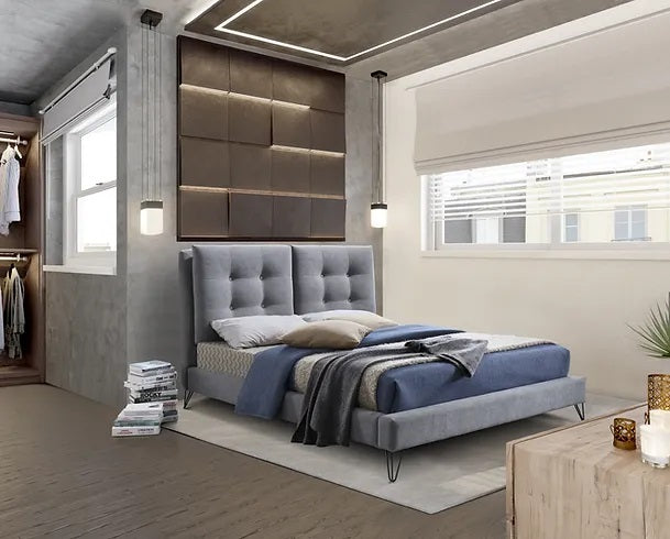 Time Living Tuscany Fabric Bed Frame