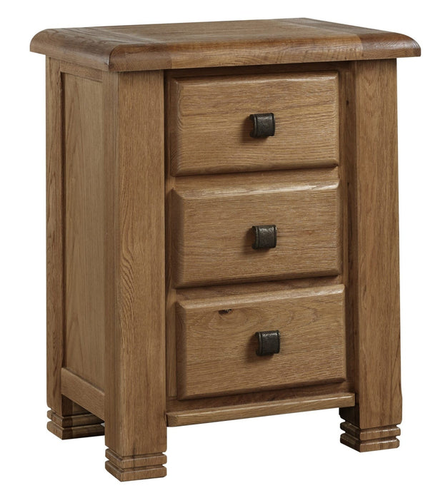 Vermont 3 Drawer Bedside