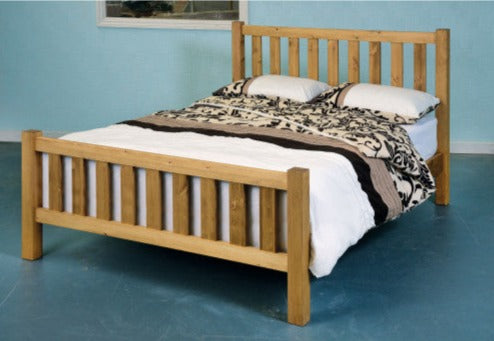 Windsor Pine Shaker High Foot End Bed Frame